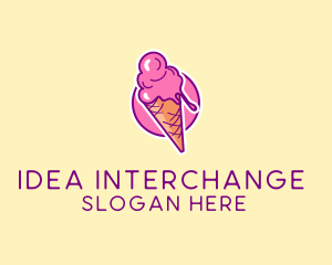 Ice Cream Cone logo design