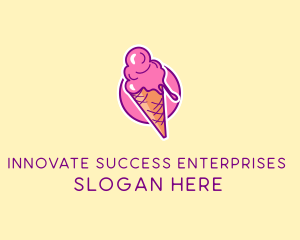 Ice Cream Cone logo design