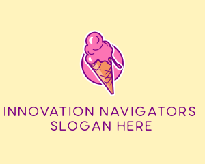 Ice Cream Cone logo design