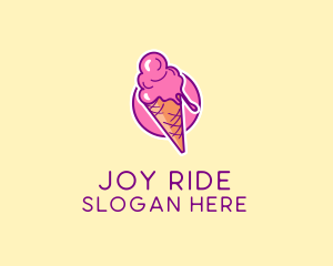 Ice Cream Cone logo design