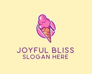 Ice Cream Cone logo design