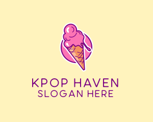 Ice Cream Cone logo design