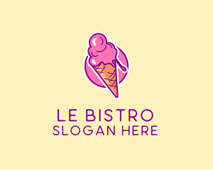 Ice Cream Cone logo design