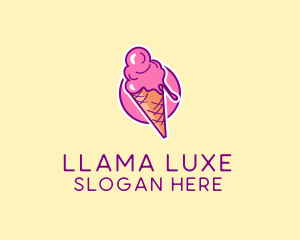 Ice Cream Cone logo design