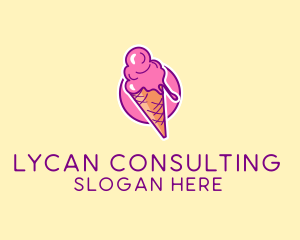 Ice Cream Cone logo design