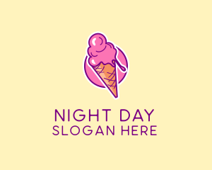 Ice Cream Cone logo design