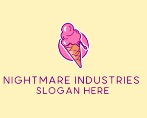 Ice Cream Cone logo design