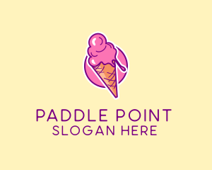 Ice Cream Cone logo design