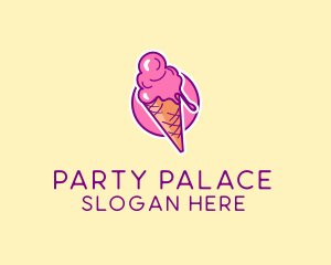 Ice Cream Cone logo design