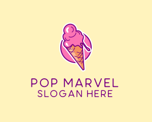 Ice Cream Cone logo design