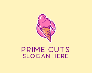 Ice Cream Cone logo design