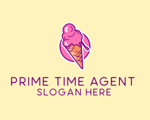 Ice Cream Cone logo design