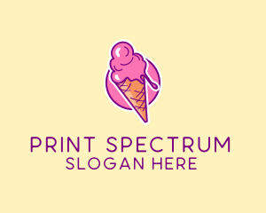 Ice Cream Cone logo design