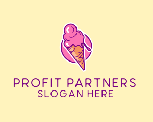 Ice Cream Cone logo design