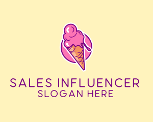 Ice Cream Cone logo design