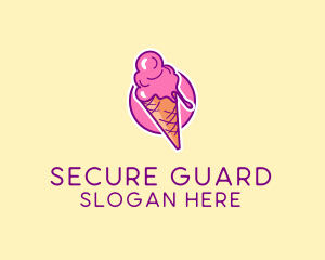 Ice Cream Cone logo design