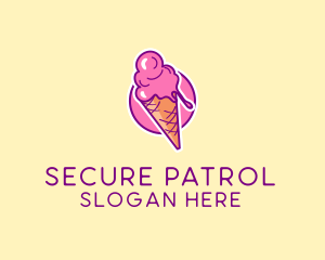 Ice Cream Cone logo design