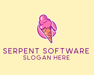 Ice Cream Cone logo design