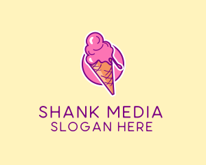 Ice Cream Cone logo design