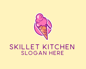 Ice Cream Cone logo design