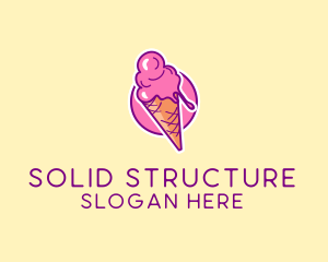 Ice Cream Cone logo design