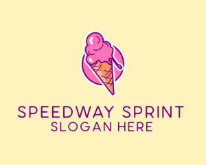 Ice Cream Cone logo design