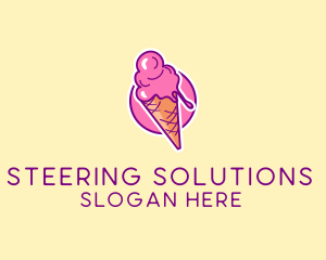 Ice Cream Cone logo design