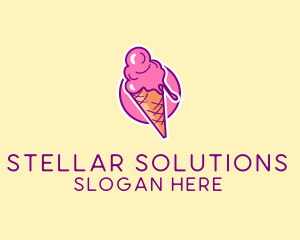 Ice Cream Cone logo design