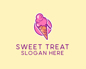 Ice Cream Cone logo design