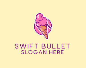 Ice Cream Cone logo design