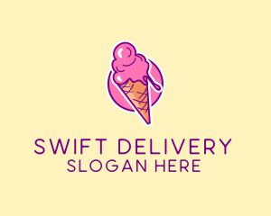 Ice Cream Cone logo design