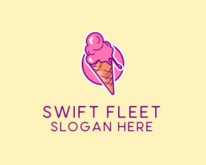 Ice Cream Cone logo design