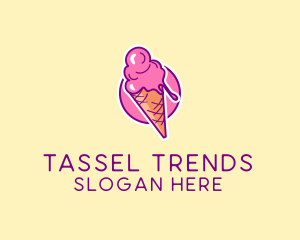 Ice Cream Cone logo design