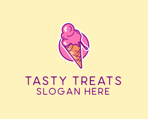 Ice Cream Cone logo design