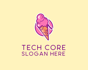 Ice Cream Cone logo design