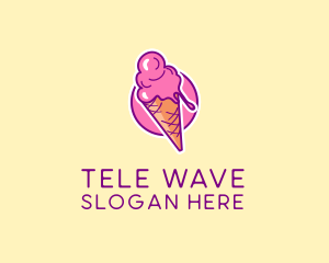 Ice Cream Cone logo design