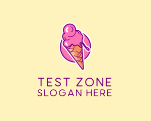 Ice Cream Cone logo design