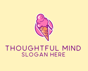 Ice Cream Cone logo design