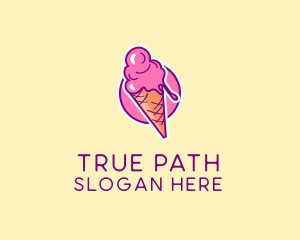 Ice Cream Cone logo design