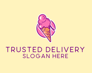 Ice Cream Cone logo design