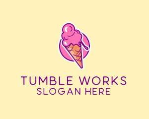 Ice Cream Cone logo design