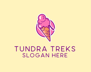 Ice Cream Cone logo design