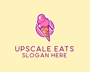 Ice Cream Cone logo design