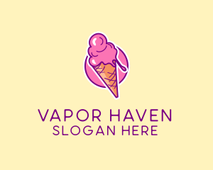 Ice Cream Cone logo design