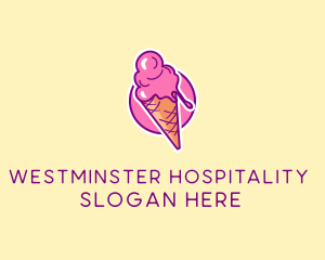 Ice Cream Cone logo design