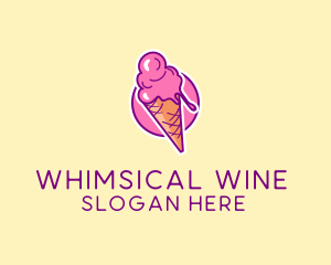 Ice Cream Cone logo design