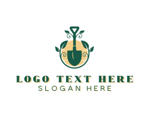 Garden Landscaping Shovel logo