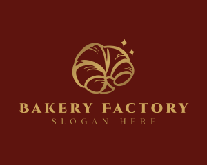 Pastry Croissant Bakery logo design