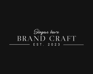 Luxury Brand Wordmark logo