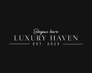 Luxury Brand Wordmark logo design